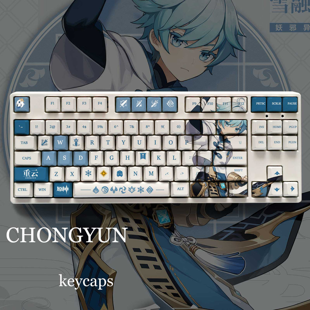 Genshin Impact CHONGYUN Keycaps 108 Keys - Zxsetup