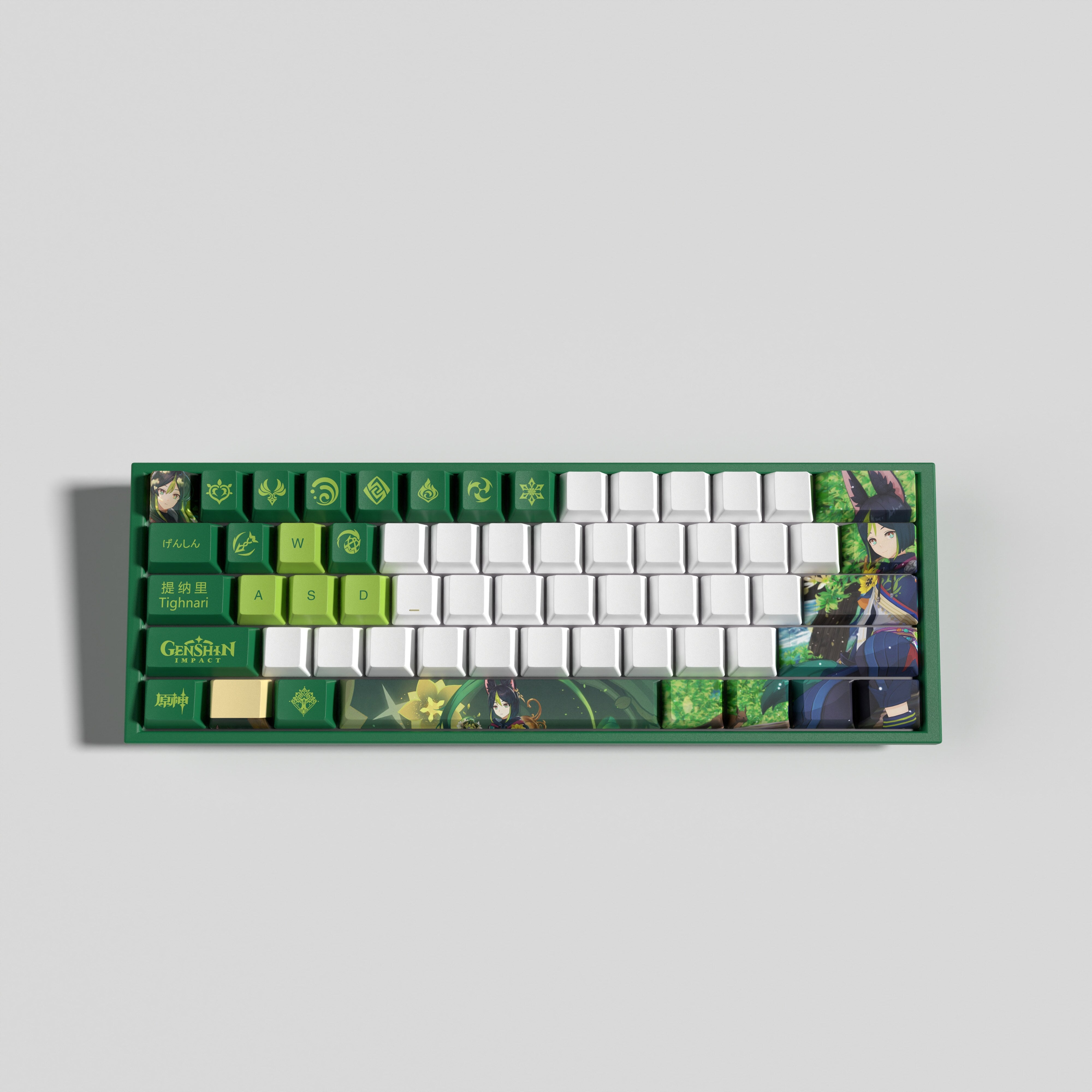 Genshin Impact keycaps Tighnari keycaps