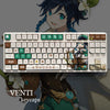 Genshin Impact Theme VENTI Pbt Material Keycaps 108 Keys - Zxsetup