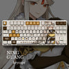 Genshin Impact Theme NINGGUANG Pbt Material Keycaps 108 Keys - Zxsetup