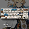 Genshin Impact Theme JEAN Pbt Material Keycaps 108 Keys - Zxsetup