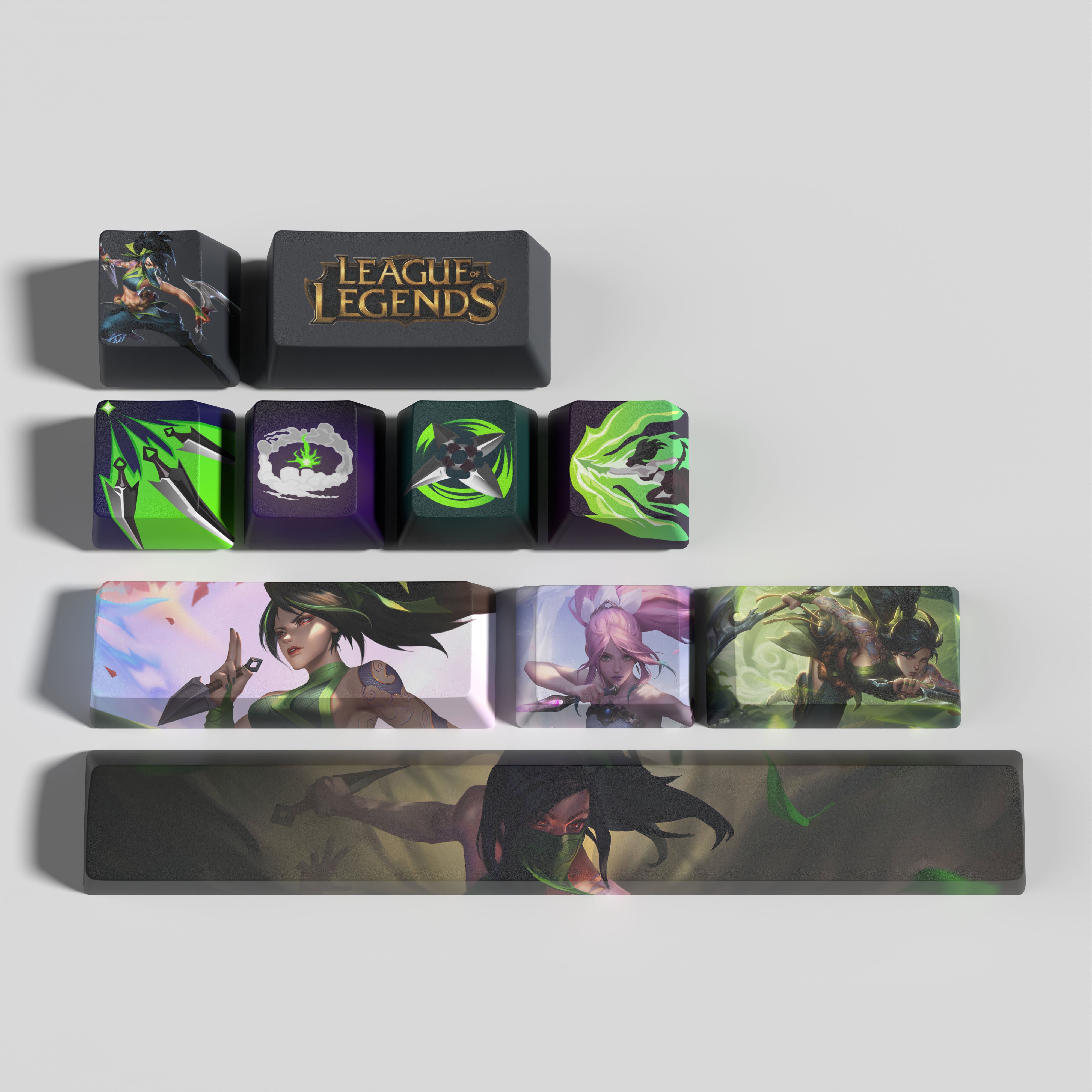 special edition League of Legends Keycaps akali