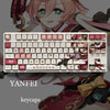 Genshin Impact Theme YANFEI Pbt Material Keycaps 108 Keys - Zxsetup